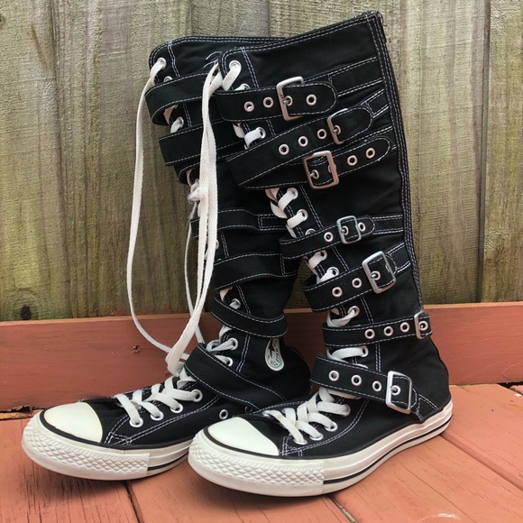 knee high chuck taylors